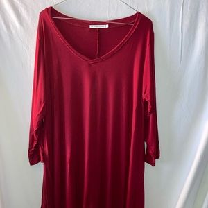 Jollie Lovin 3/4 length sleeve stretch top